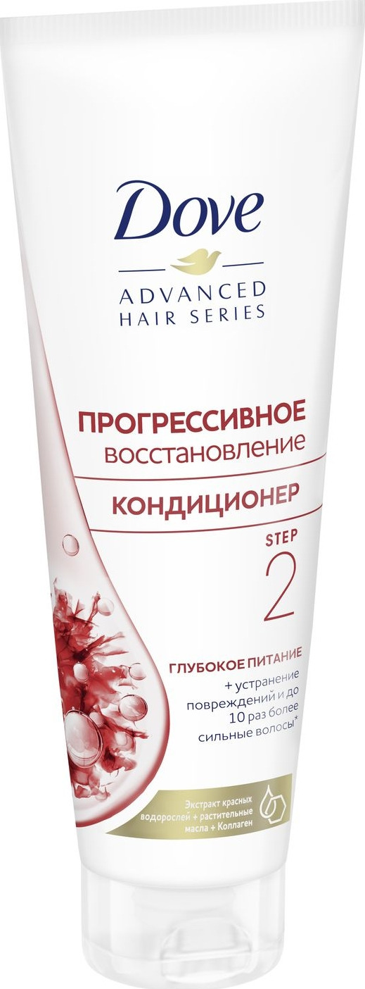 фото Dove "Advanced Hair Series" кондиционер для волос "Прогрессивное восстановление", 250 мл