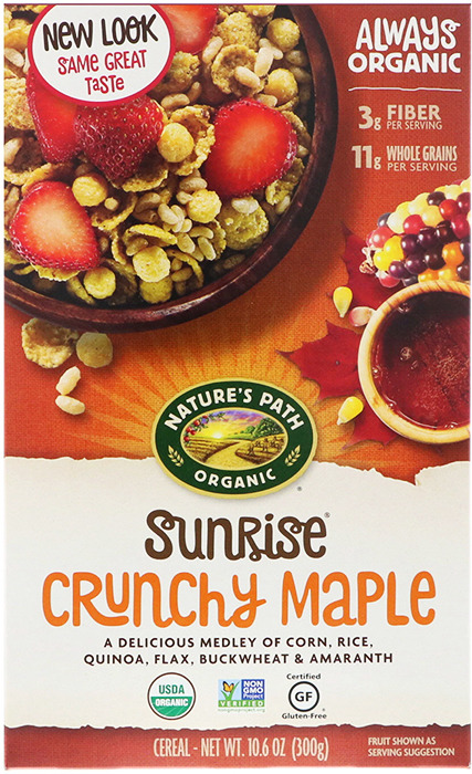 Характеристики Готовый завтрак Nature’s Path Хлопья Sunrise Crunchy ...