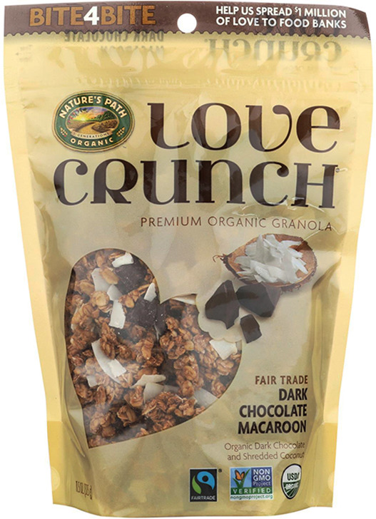 Гранола Nature’s Path Love Crunch Dark Chocolate Macaroon, , с темным
