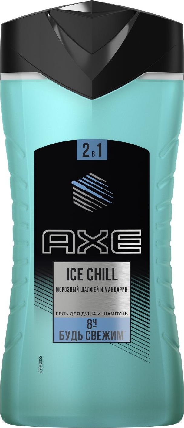 фото Гель для душа-шампунь Axe Ice Chill, 2 в 1, 250 мл