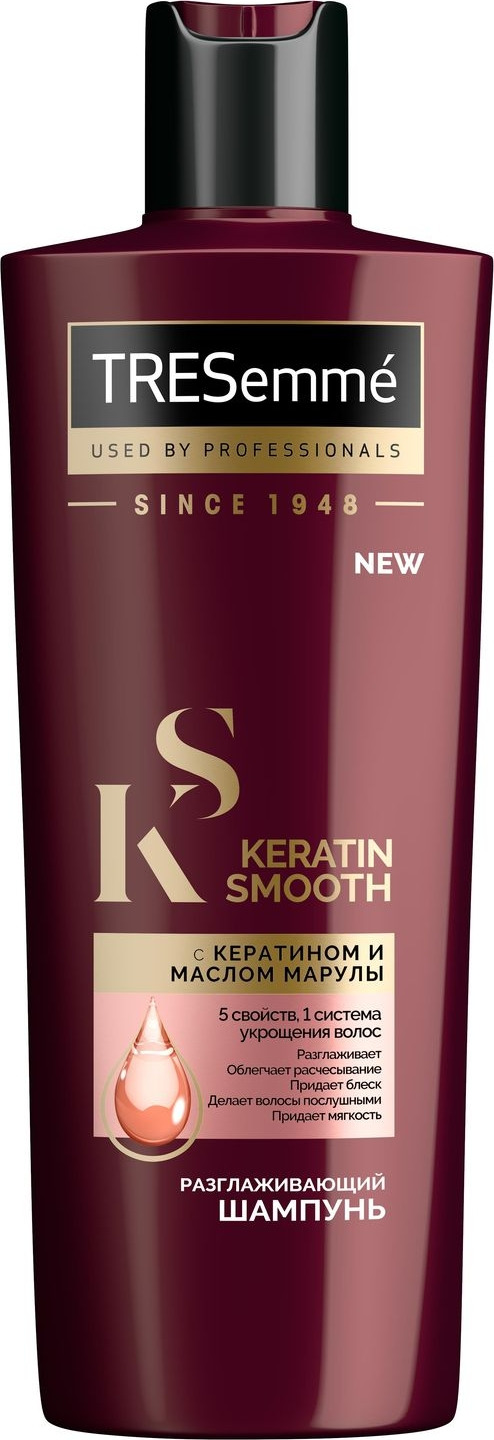 фото Tresemme Keratin Smooth шампунь Разглаживающий, 400 мл