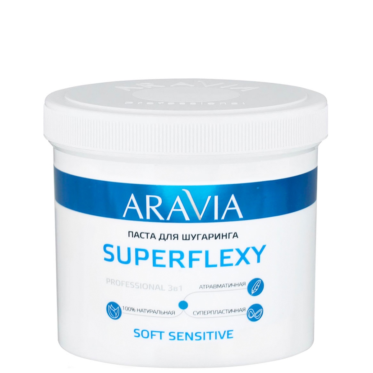 фото Паста для шугаринга SUPERFLEXY Soft Sensitive, 750 г, ARAVIA Professional