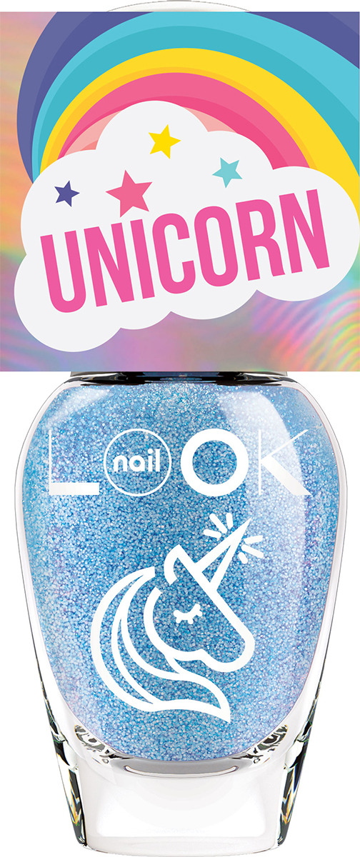 фото NailLOOK Лак для ногтей Trends Unicorn, Holo Blue, 8,5 мл