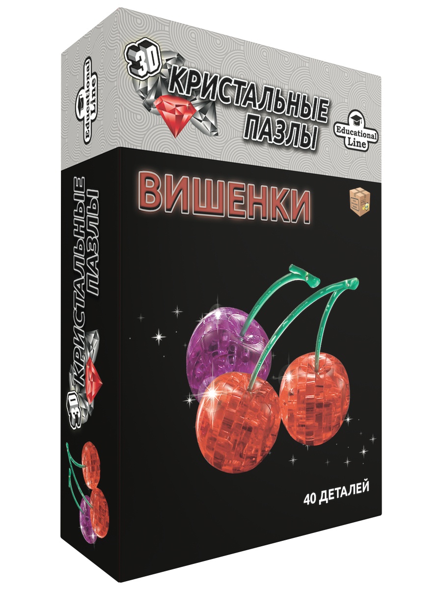 фото Головоломка "3D Кристальные Пазлы" - "Вишенки L", серия "Вундеркинд" Educational line