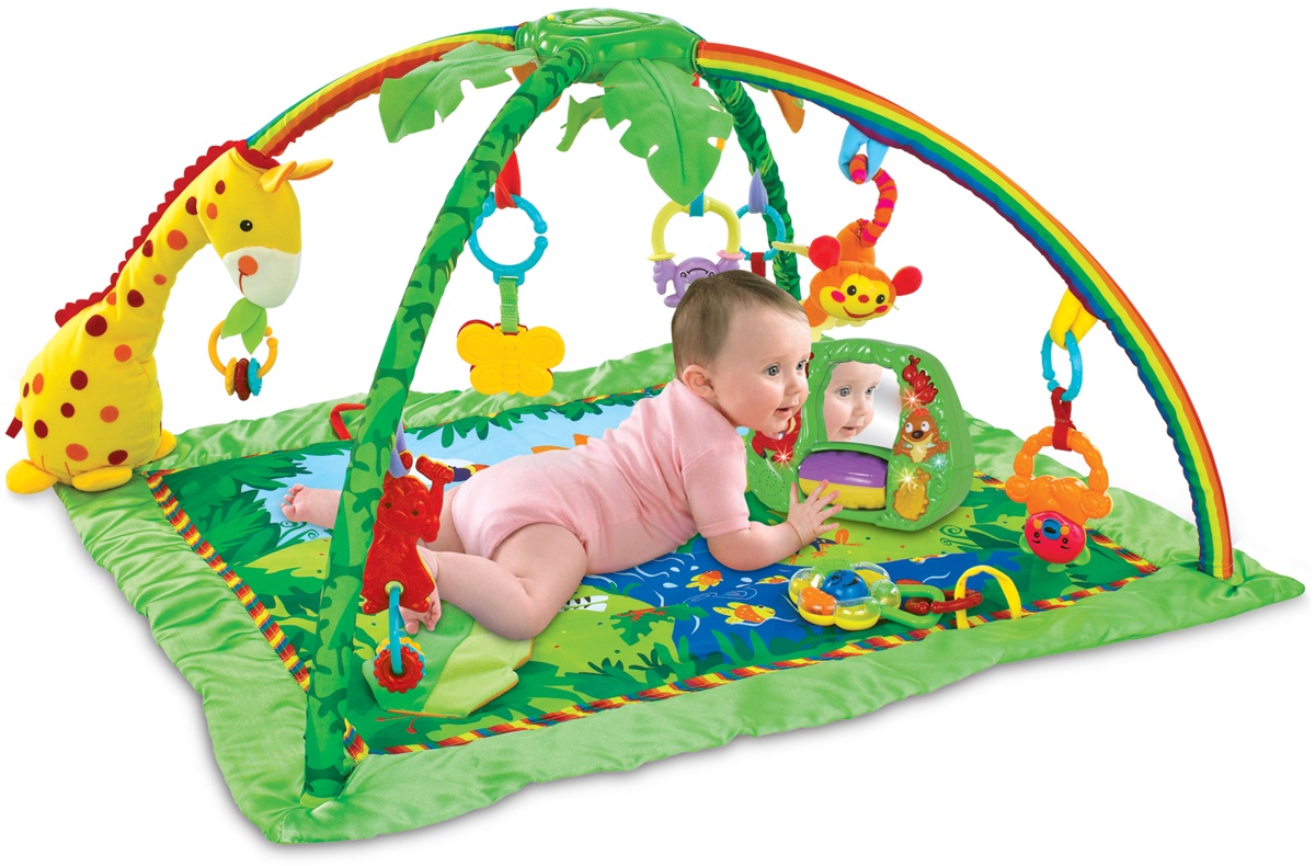 фото Funkids / Коврик развивающий с игрушками "Delux Play Gym" арт. CC9657