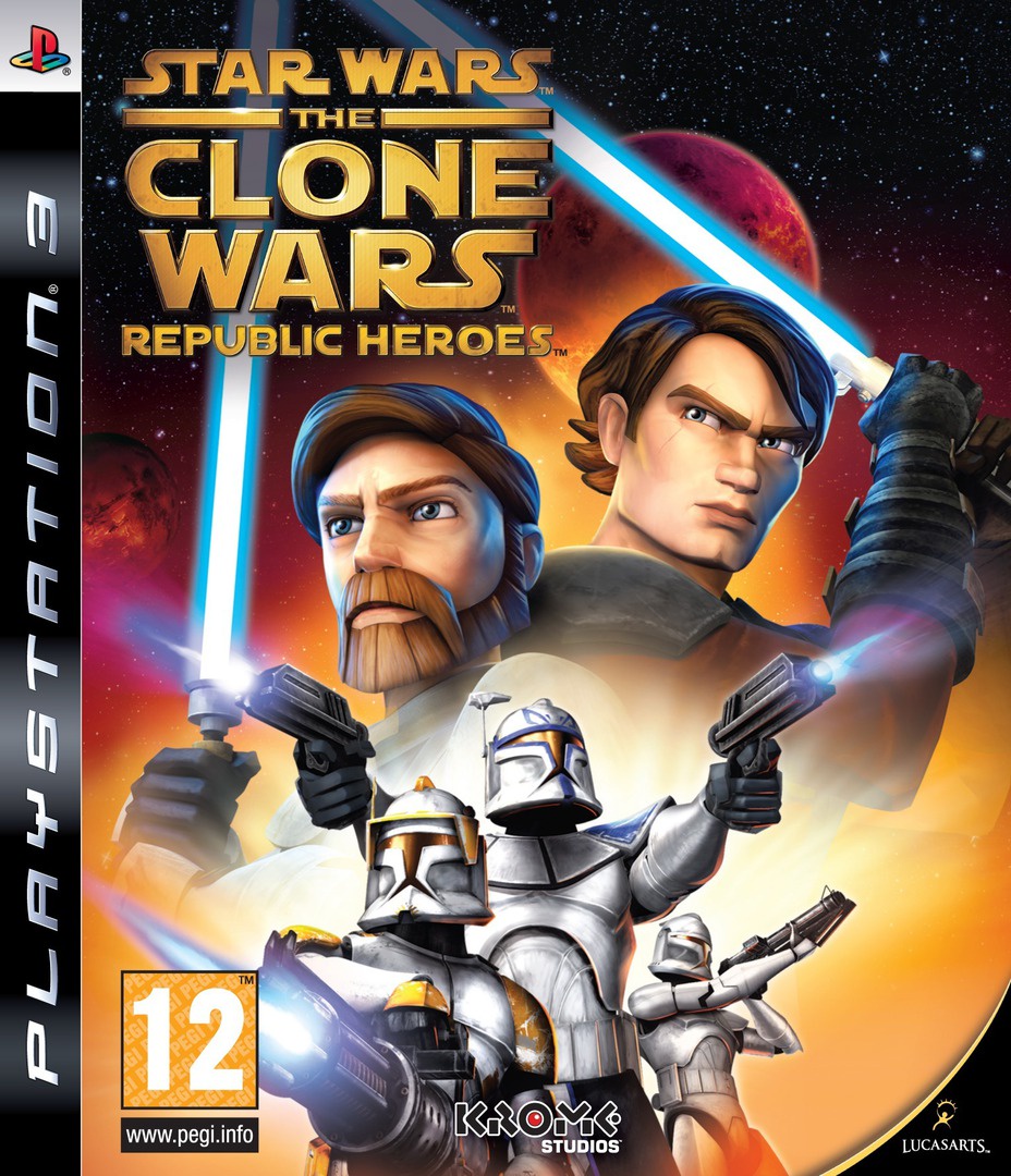 Игра Star Wars the Clone Wars: Republic Heroes (PlayStation 3, Английская  версия)