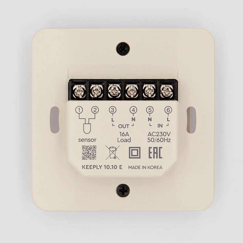 фото Терморегулятор KEEPLY 10.10E (бежевый)