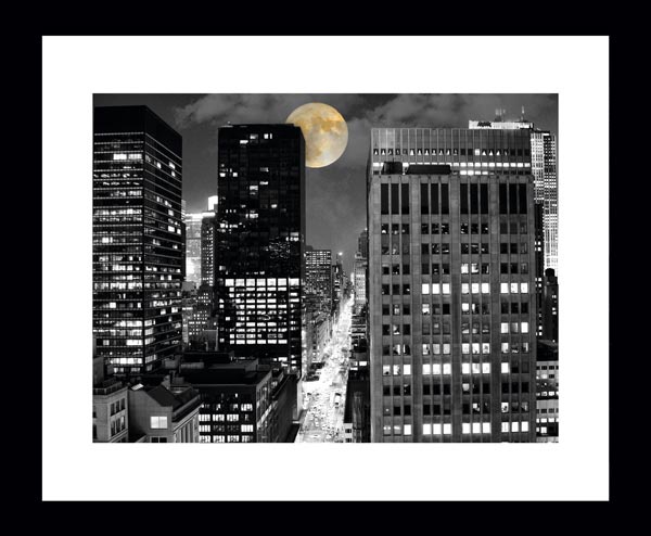фото Картина Экорамка Нью-Йорк луна 57x47, МДФ