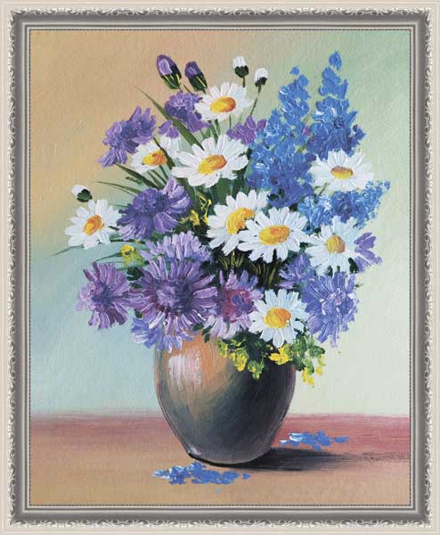 фото Картина Экорамка Букет весенних цветов 47x57, МДФ