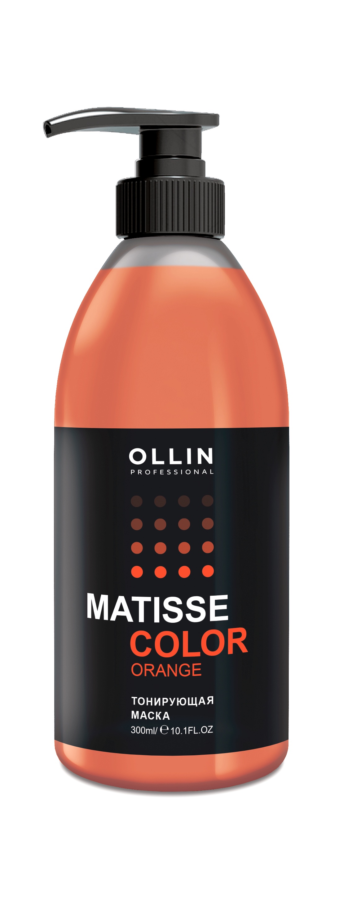 фото Маска для волос OLLIN PROFESSIONAL MATISSE COLOR для тонирования оранж 300 мл