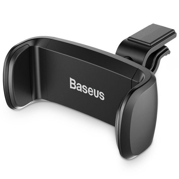 фото Автомобильный держатель для телефона в дефлектор Baseus Stable Series - Черный (SUGX-01)