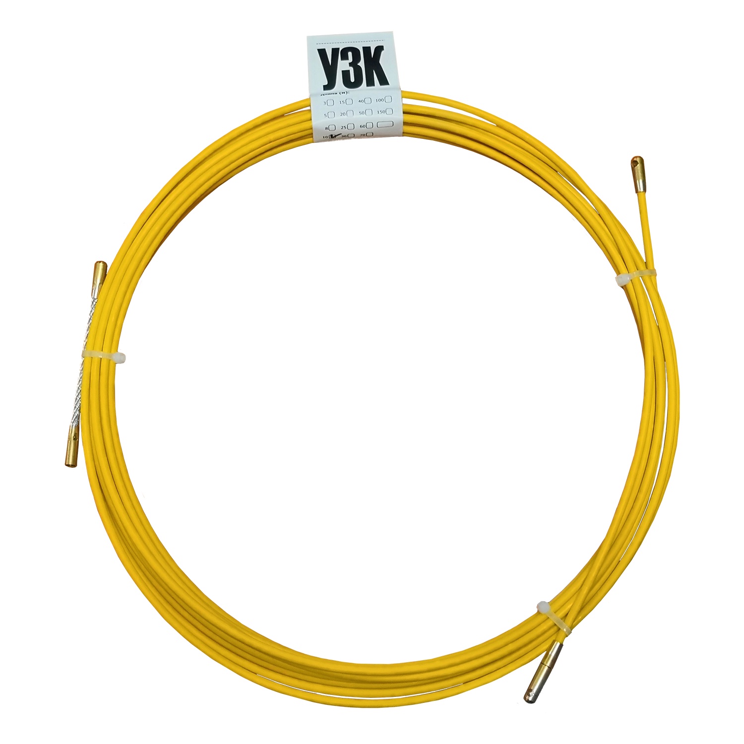 фото Протяжка для кабеля (УЗК) 4,5мм 5 метров в бухте, желтый Metall78