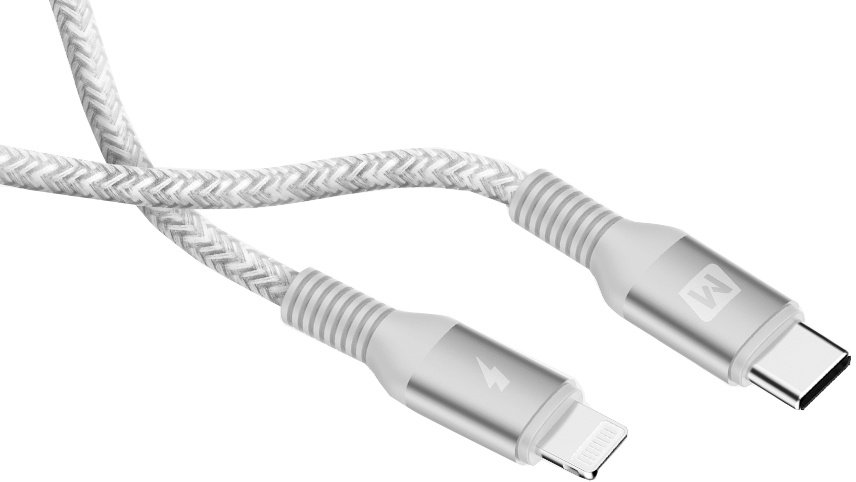 фото Кабель Momax Elite Link Lightning to Type-C Cable 1.2m, серебристый