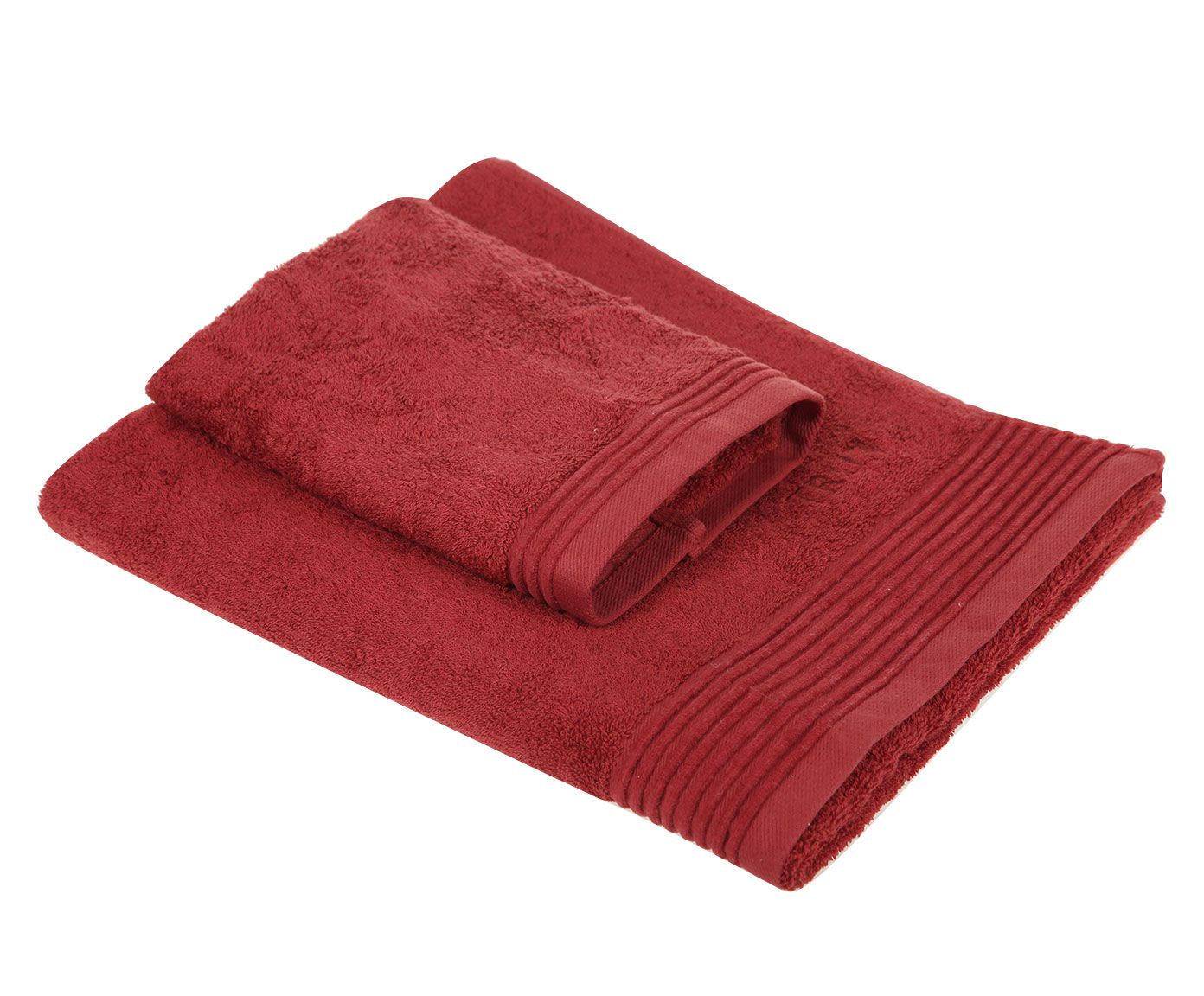 фото Набор банных полотенец Trussardi "Bamboo red " бамьбу, красный