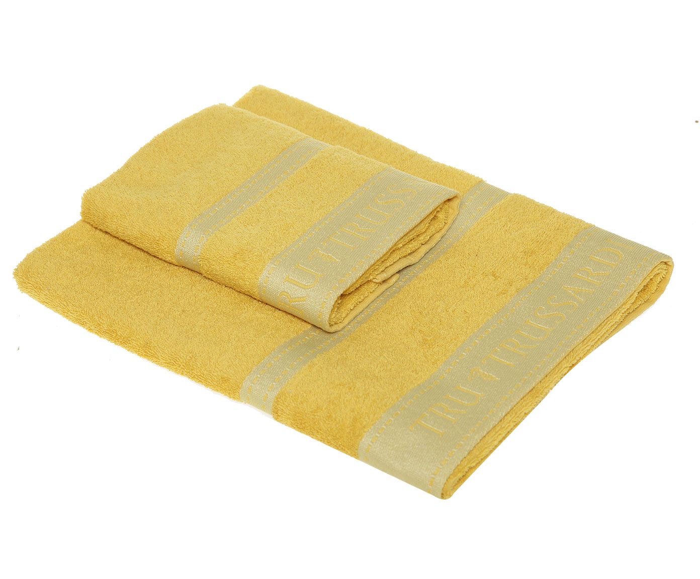 фото Набор банных полотенец Trussardi "Golf gold", желтый