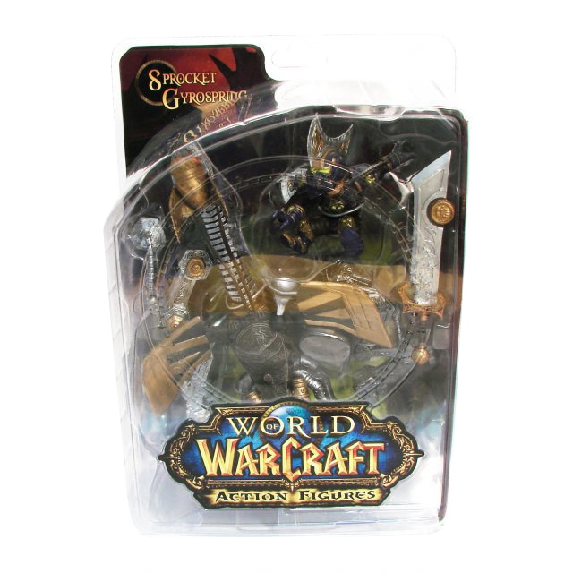 фото Фигурка DC Unlimited World Of Warcraft Series 2 Gnome Warrior Sprocket Gyrospring