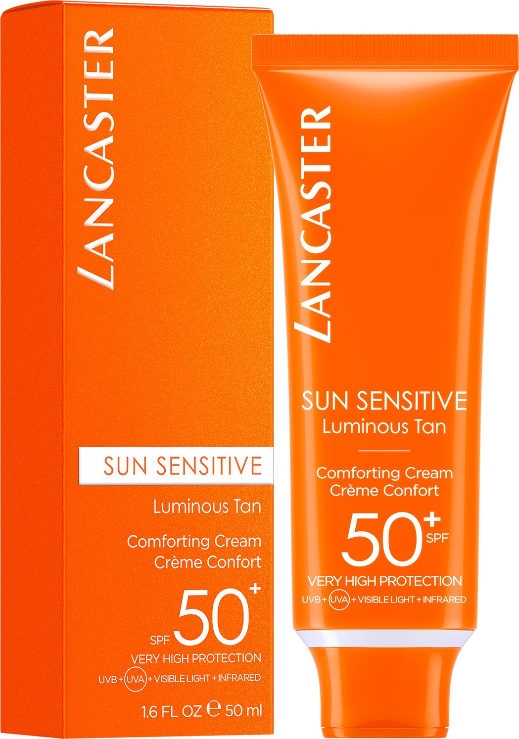 фото Lancaster Sun Sensitive Нежный лосьон для лица для чувствительной кожи SPF 50+, 50 мл