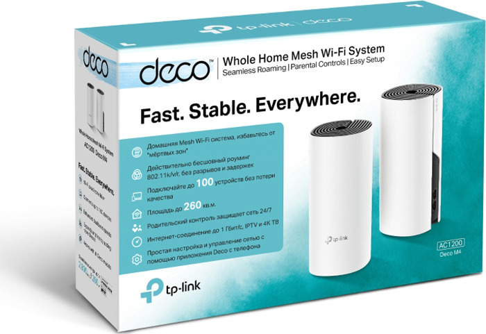 фото Маршрутизатор TP-Link Deco M4(2-pack) AC1200, белый