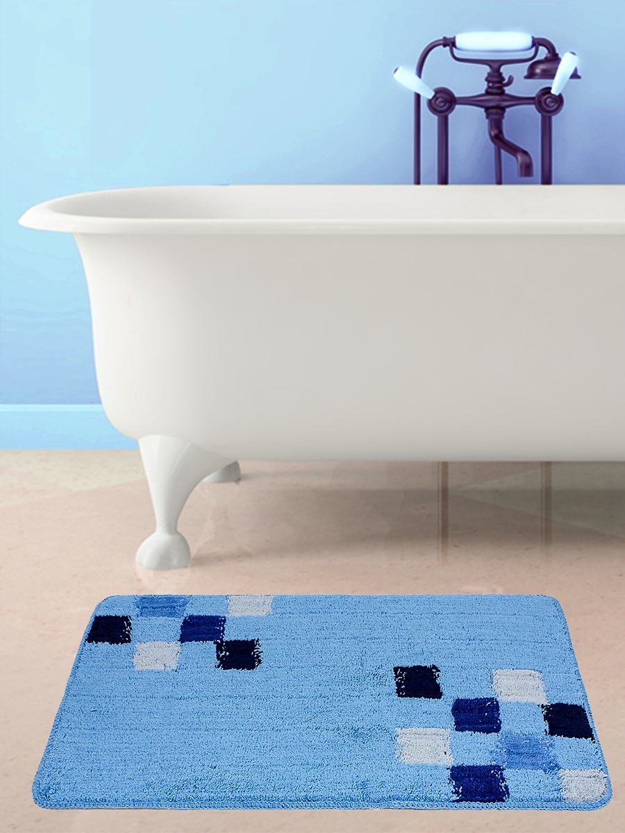 фото Коврик для ванной mr. Penguin RGS2432EB/1, голубой