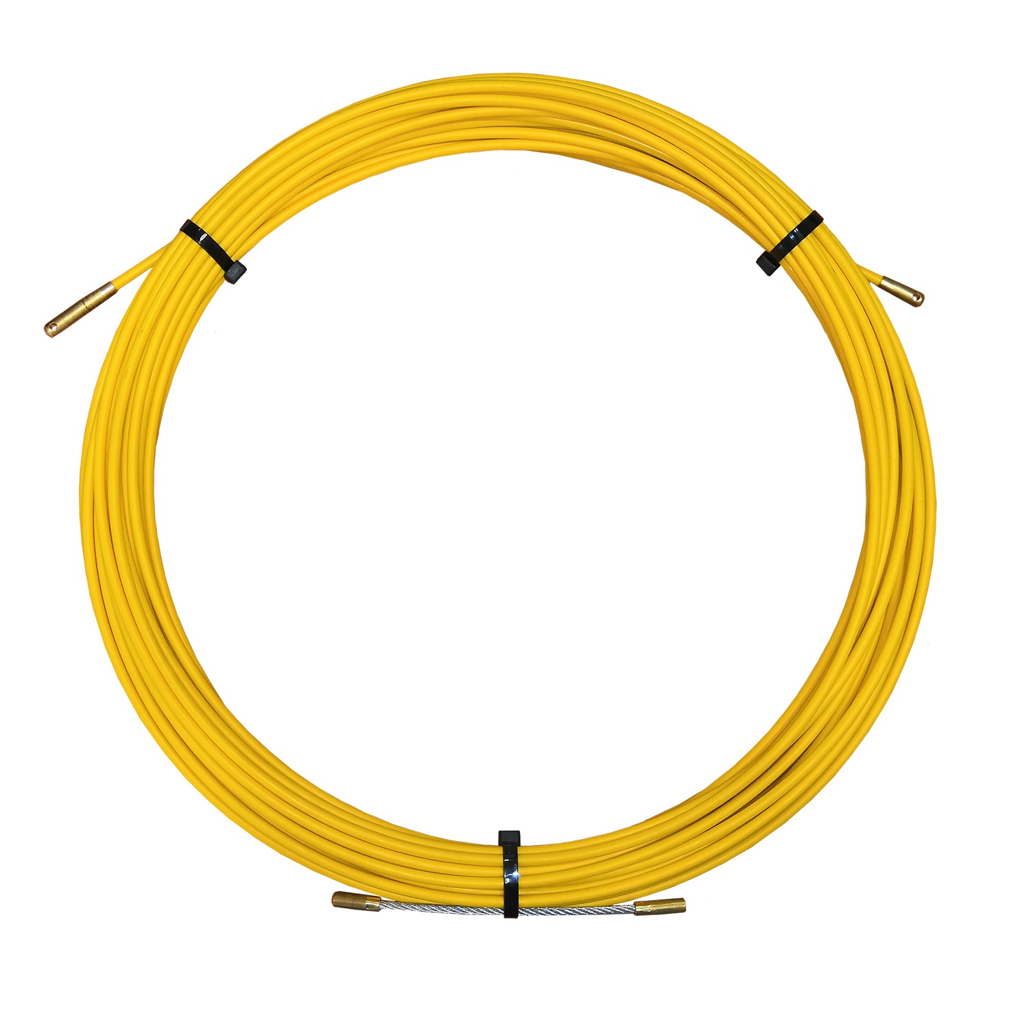 фото Протяжка для кабеля (УЗК) 6 мм 30 метров в бухте, желтый Metall78