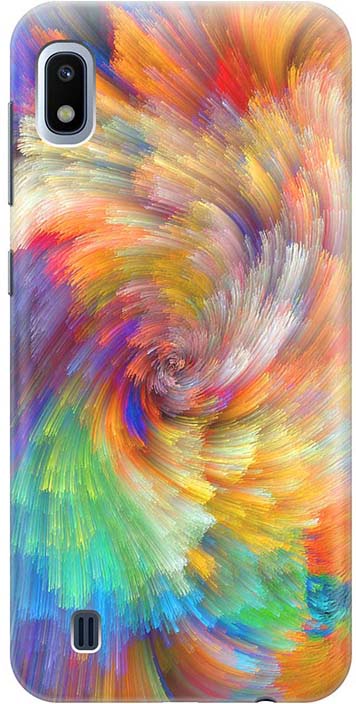 фото Чехол для сотового телефона GOSSO CASES для Samsung Galaxy A10 с принтом multicolor, разноцветный
