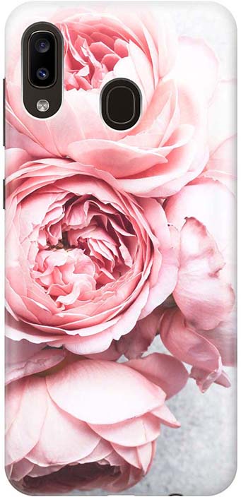 фото Чехол для сотового телефона GOSSO CASES для Samsung Galaxy A20 с принтом light pink, светло-розовый