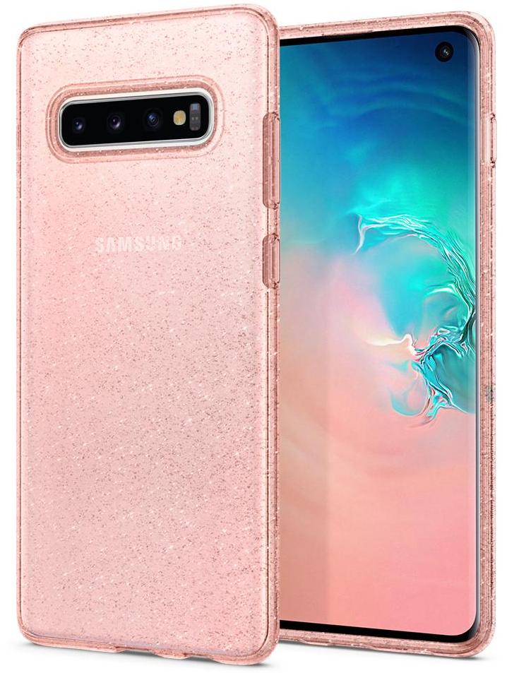 фото Чехол для сотового телефона SGP Liquid Crystal Glitter для Galaxy S10, розовый