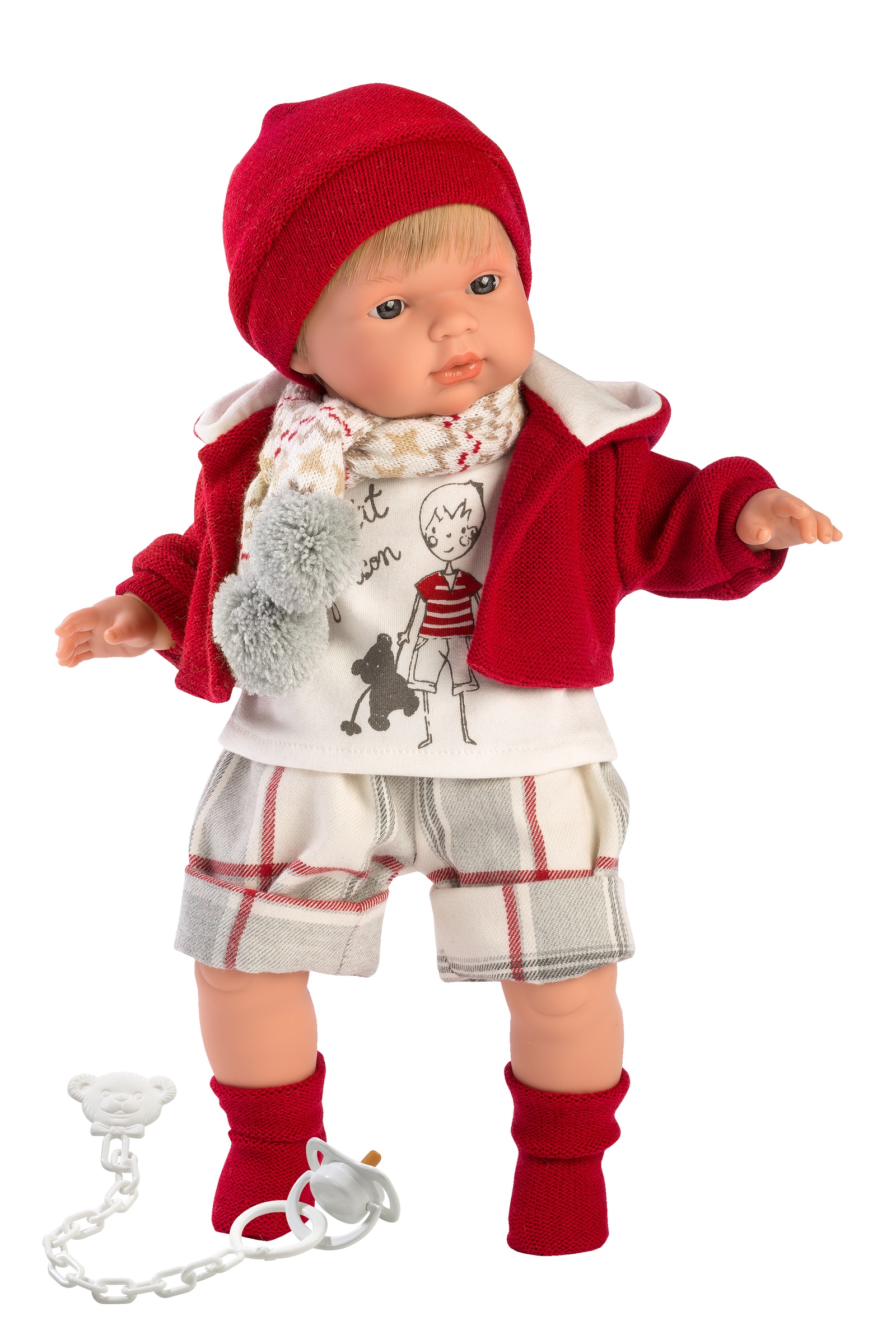 Купить куклу саша. Кукла Саша Llorens. Интерактивная кукла Llorens Саша в Красном 38 см l 38555. Кукла Llorens l 38555 красный. Лоренс куклы 38.