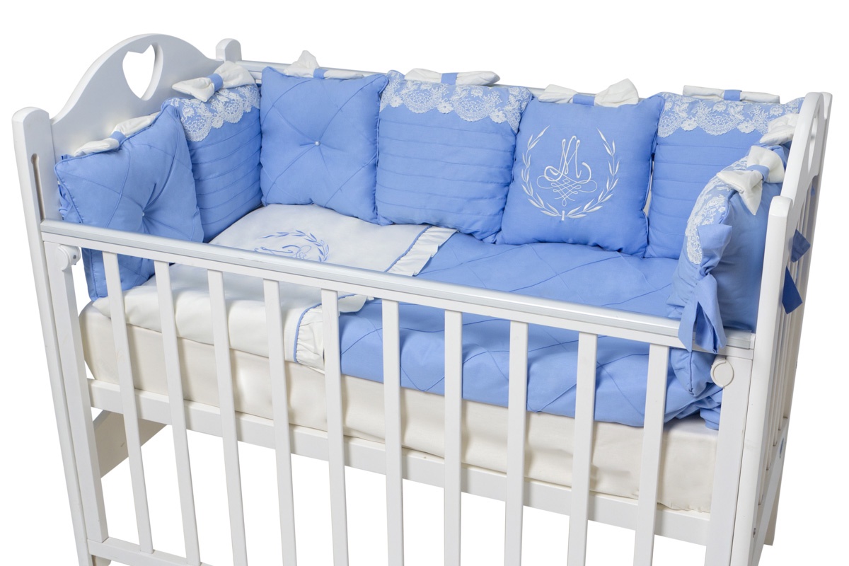 фото Бортики для детской кровати "Luxe" 15 предметов Ma licorne