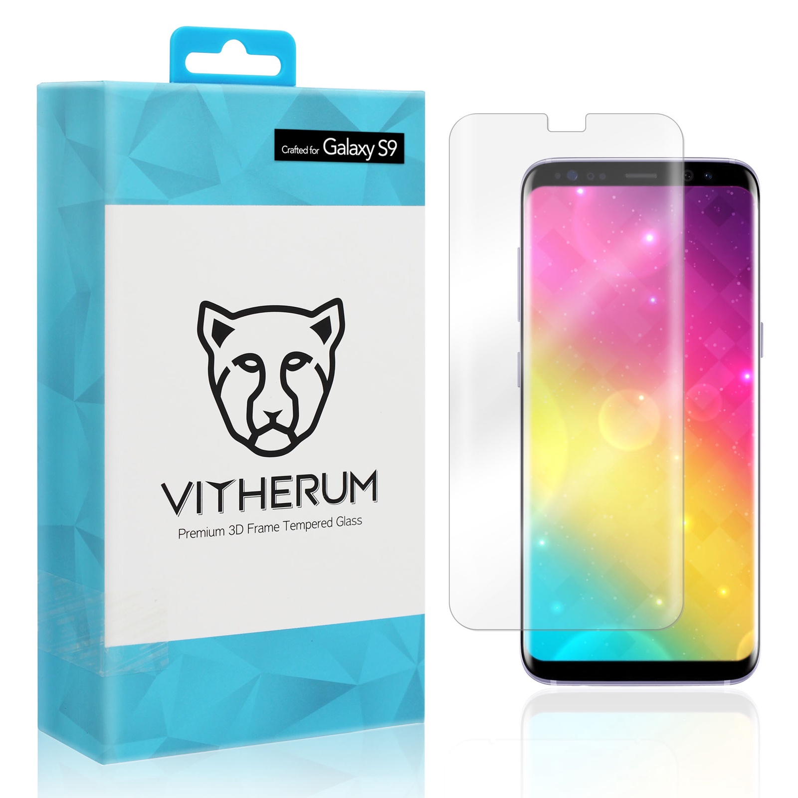 фото Защитное стекло VITHERUM AQUA Premium 3D Curved Full Transparent Tempered Glass для Galaxy S9 (VTHAQU0001)