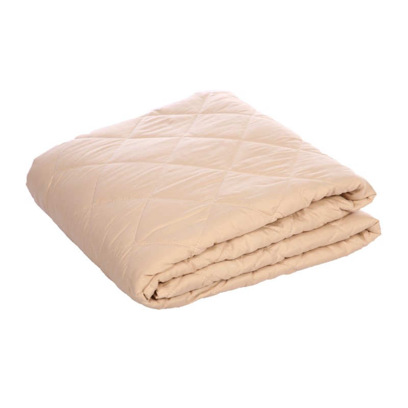 фото Одеяло стеганное "Верблюд Soft", облегченное, наполнитель: 30% шерсть, 70% полиэфирные волокна 172*205 бежевый Несаден