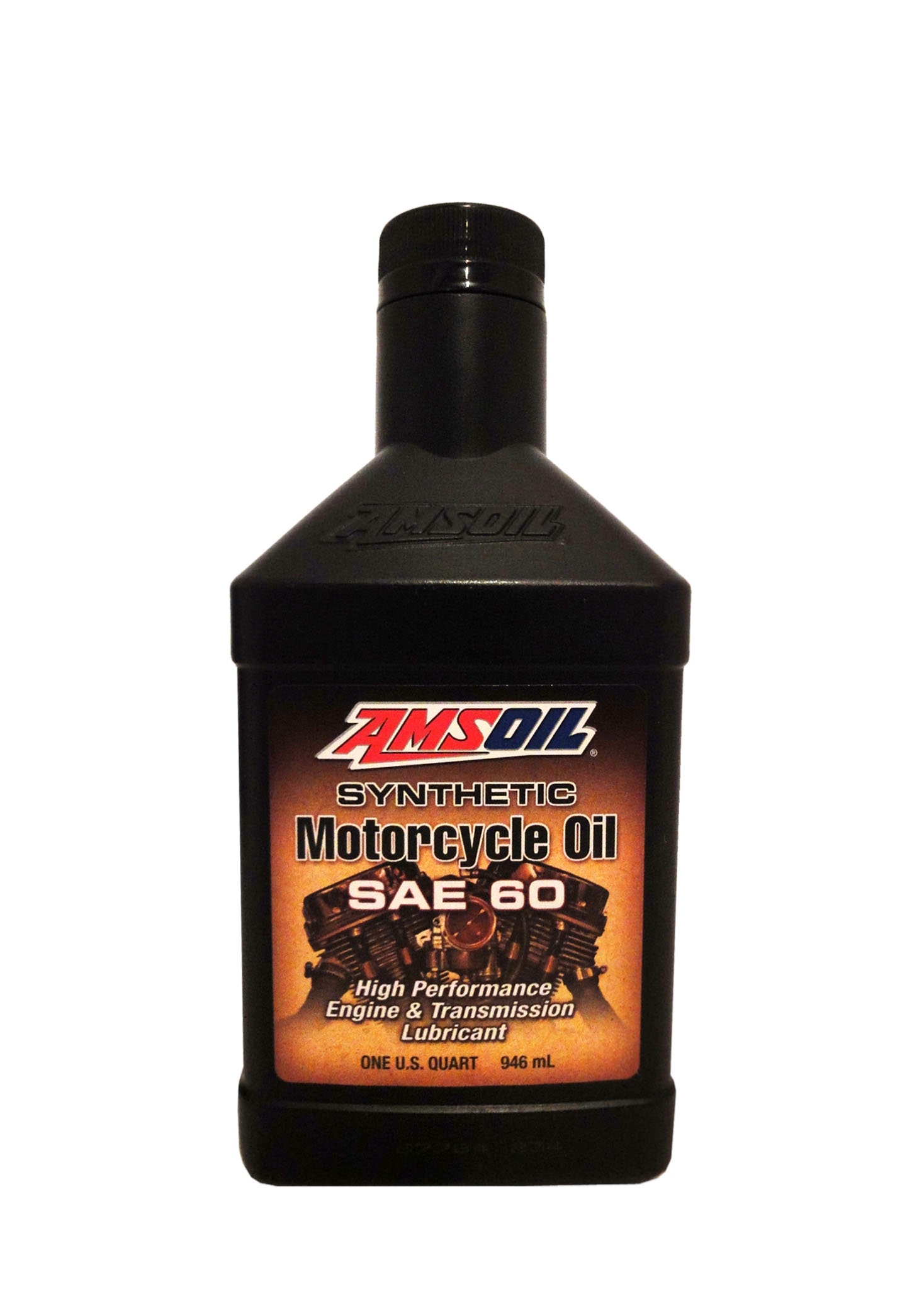 фото Мотоциклетное масло AMSOIL Synthetic Motorcycle Oil SAE 60 (0,946л)