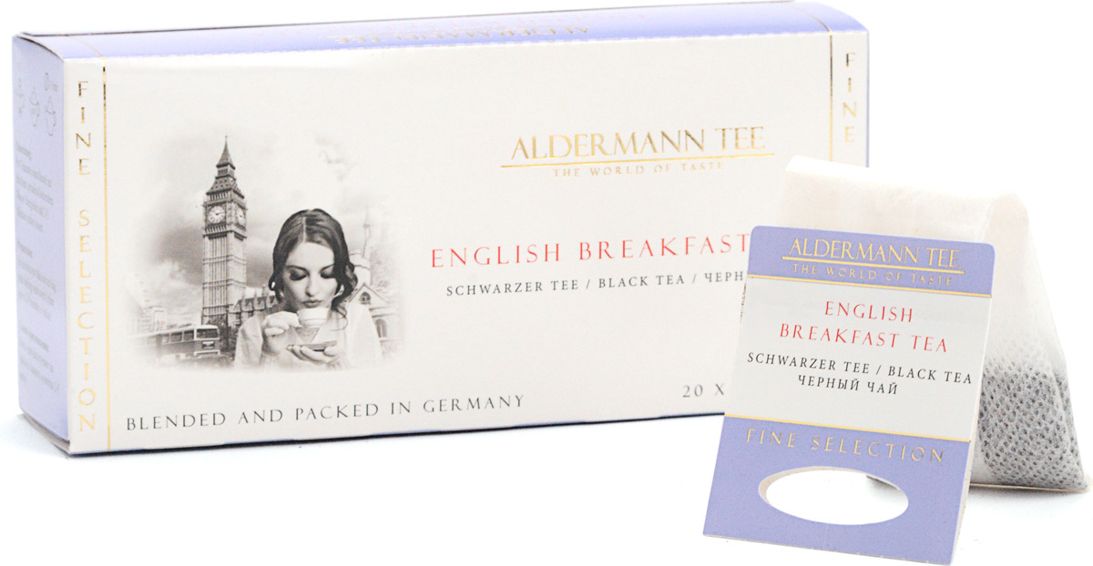 фото Чай в пакетиках Aldermann Английский завтрак, черный, 50 г
