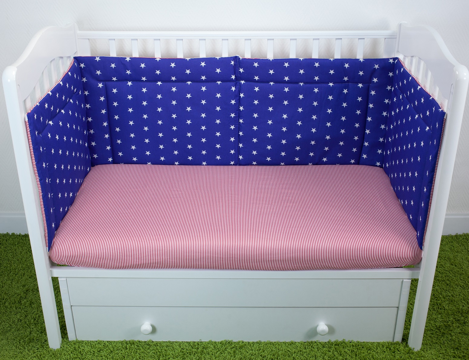 фото Бортики для детской кроватки Magic City Синее созвездие 30x60