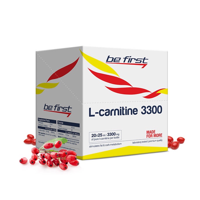 First 3300 мг 20 ампул, барбарис, цена, L-Carnitine Be First 3300 мг 20 амп...