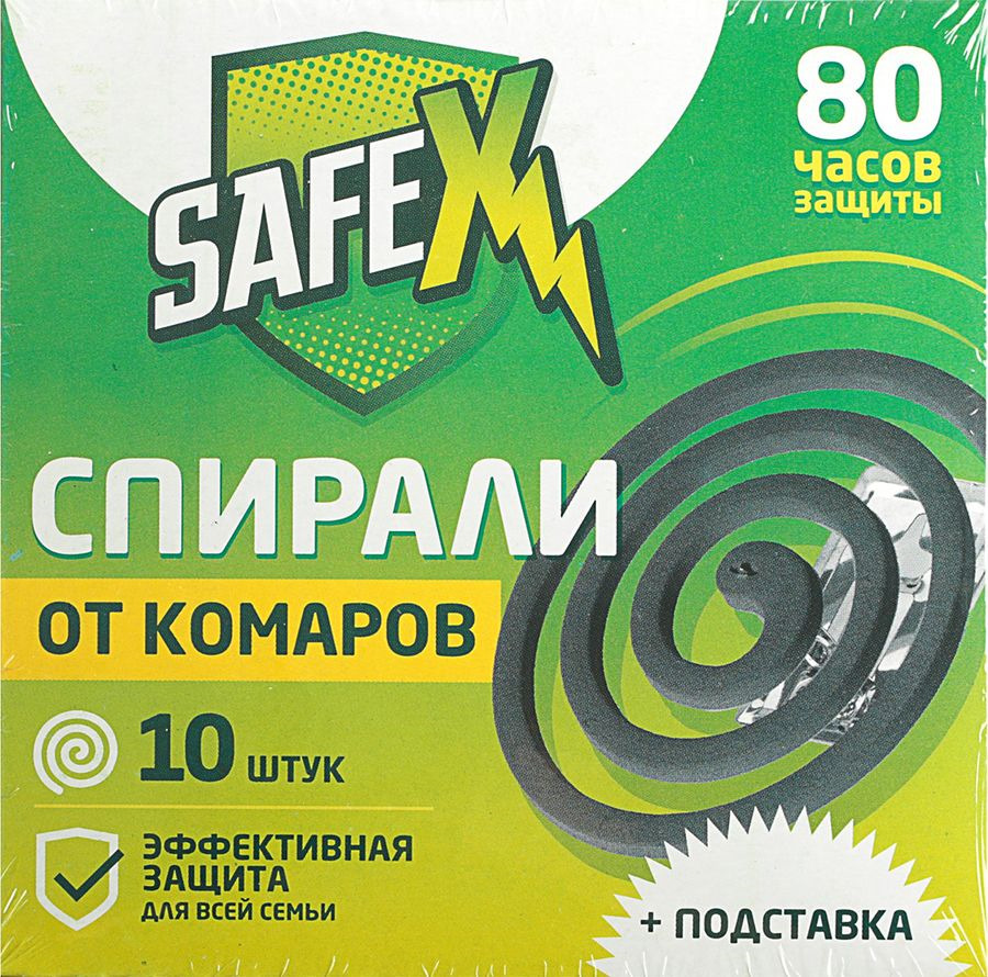фото Спираль от комаров Safex, 10 шт