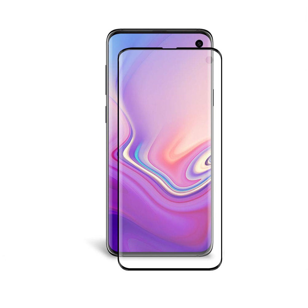 фото Защитное стекло для Samsung Galaxy S10e с чёрной рамкой Ssy