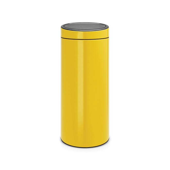 фото Бак мусорный Brabantia "Touch Bin New", цвет: желтая маргаритка, 30 л. 115240