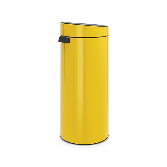фото Бак мусорный Brabantia "Touch Bin New", цвет: желтая маргаритка, 30 л. 115240