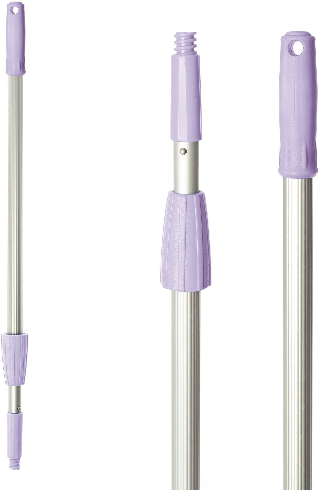 фото Рукоятка для швабры HQ Profiline, фиолетовый, 2-секционная, 120 см Hqprpfiline