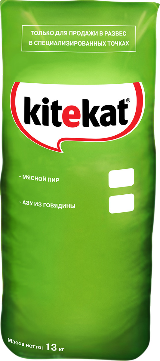 фото Корм сухой для кошек "Kitekat", мясной пир, 15 кг