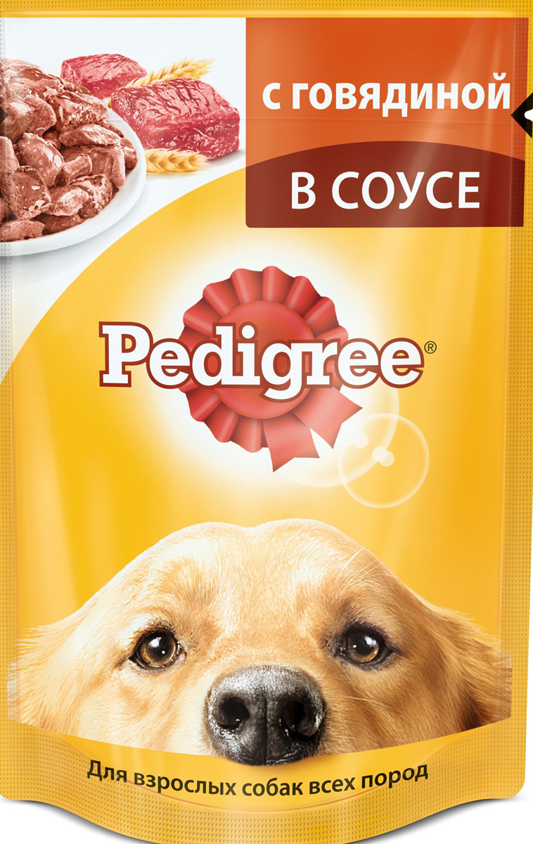 фото Консервы "Pedigree" для взрослых собак всех пород, с говядиной в соусе, 100 г, 24 шт