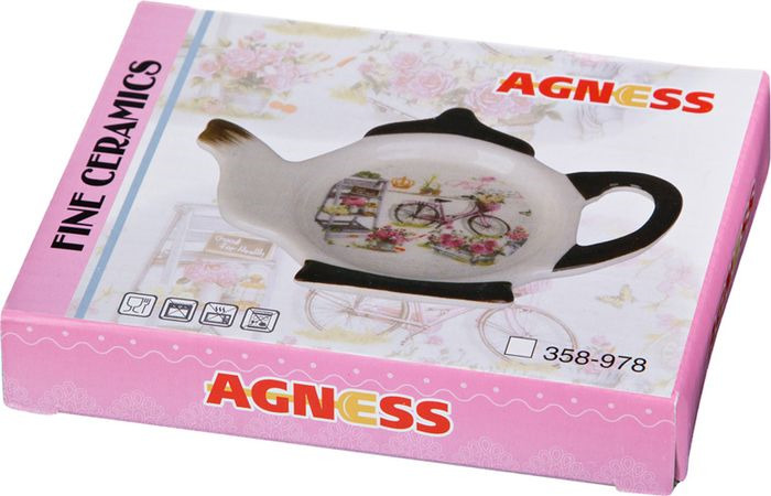 фото Подставка для чайных пакетиков Agness Coffee, 358-895, 13 х 9 х 2 см