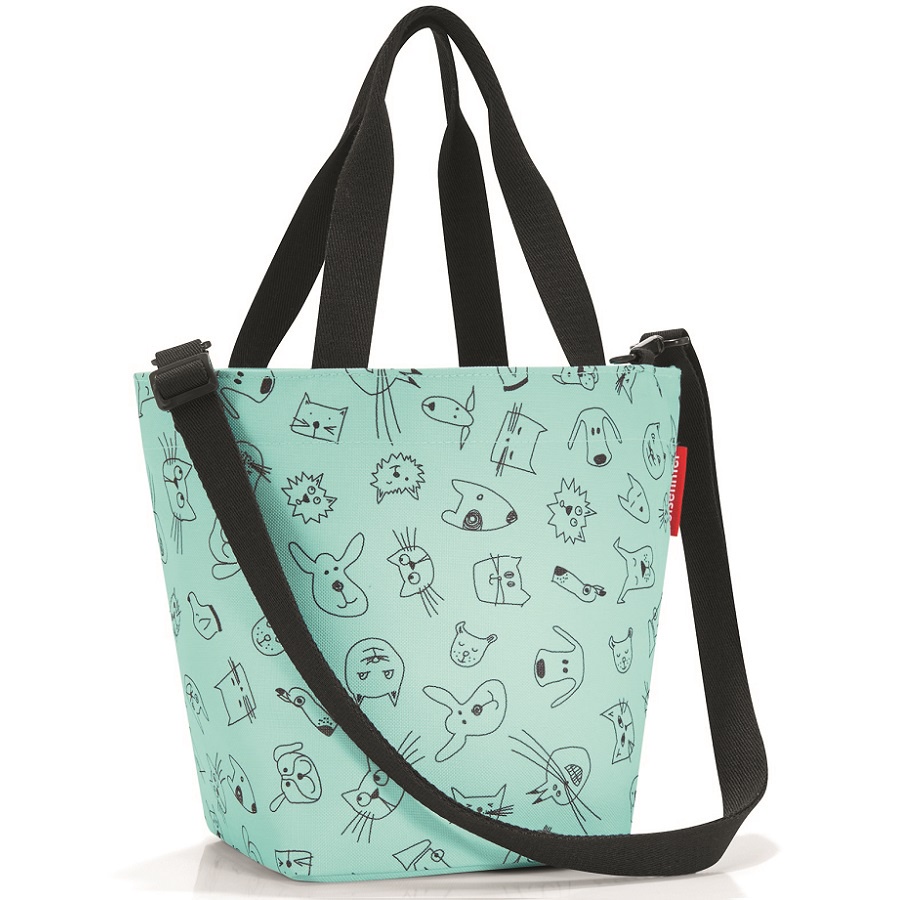 фото Сумка детская Reisenthel Shopper XS cats and dogs mint