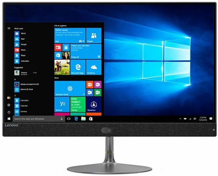 фото Моноблок Lenovo IdeaCentre 730S-24IKB, F0DX001ERK, 23.8", темно-серый