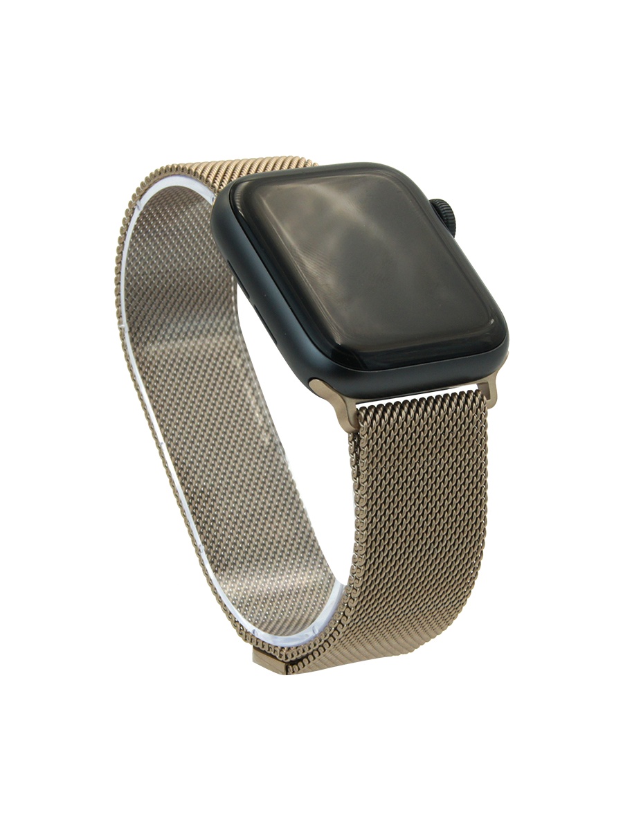 фото Ремешок для часов Apple Watch 38-40 мм миланская петля золотистый His
