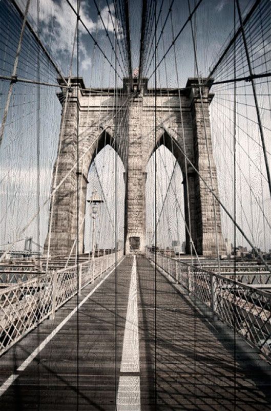 фото Бруклинский мост 60 х 90 см Дом корлеоне