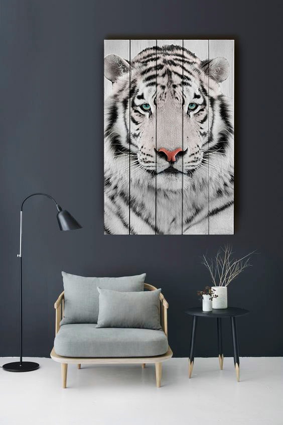 фото Белый тигр 60 х 90 см Дом корлеоне