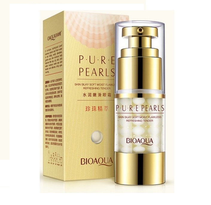 фото Антивозрастной крем для глаз с экстрактом жемчуга Pure Pearls Eye Cream Bioaqua