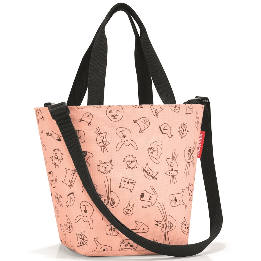 фото Сумка детская Reisenthel Shopper XS cats and dogs rose